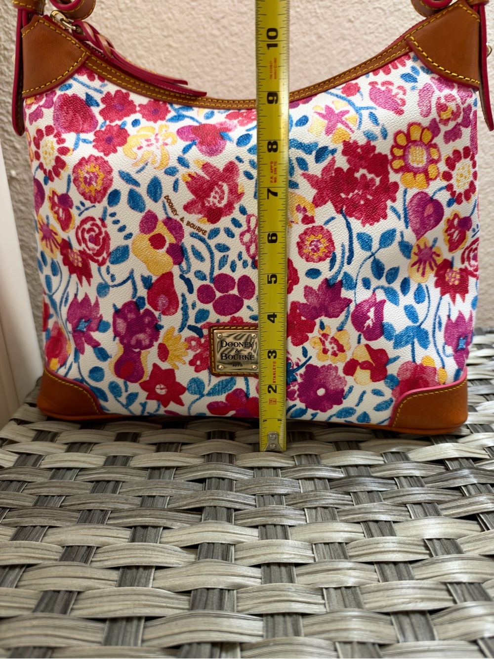 Dooney & Bourke Marabelle Floral Hobo Shoulder Bag - Picture 11 of 15